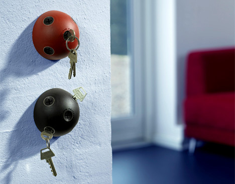 Originales percheros de pared para llaves