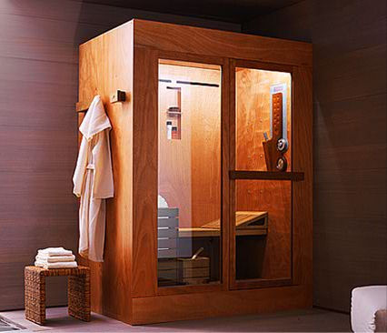 Ducha, sauna y sala de vapor en una sola cabina | Tris