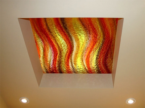 Vidrios de colores para techos con velux | CBD Glass Studio